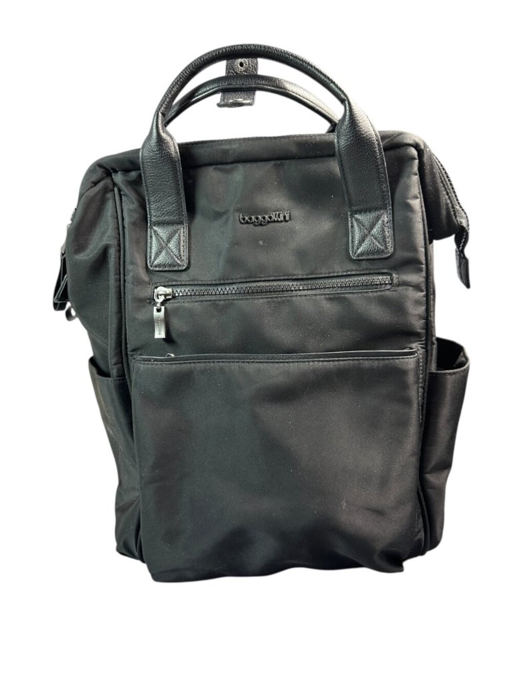 Baggallini Soho Laptop Backpack Black Travel Work Bag